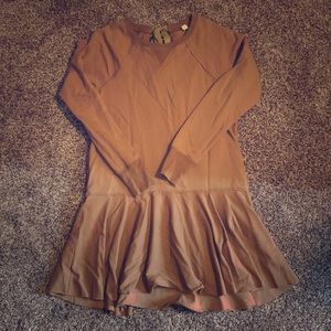 Long Sleeve Brown tunic/Sweater